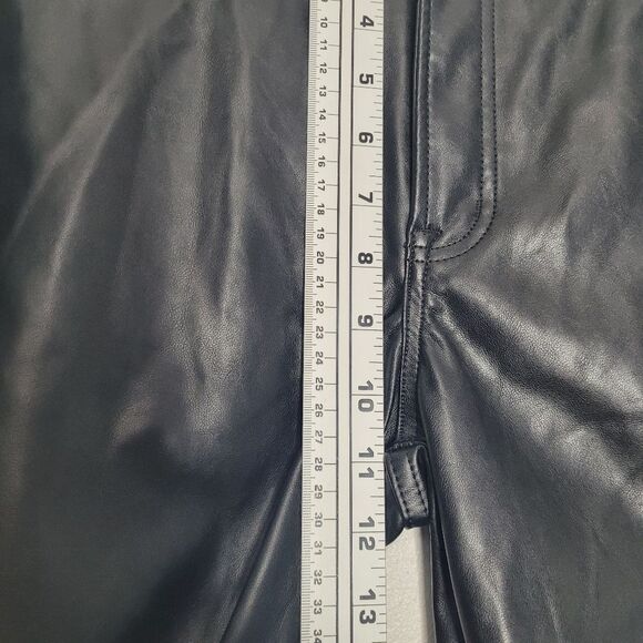 GAP High Rise Vegan Leather Vintage Slim Pants edgy chic ankle size 6 - Picture 9 of 9